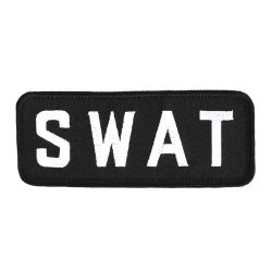 Patch en tissu avec velcro « swat »