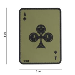 Patch 3D PVC As de trèfle vert