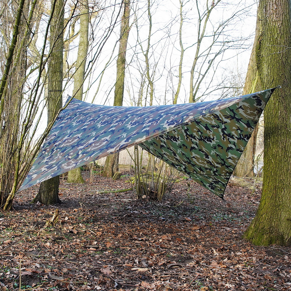 Bâche polyester avec sangle 3 x 3 m – Image 2
