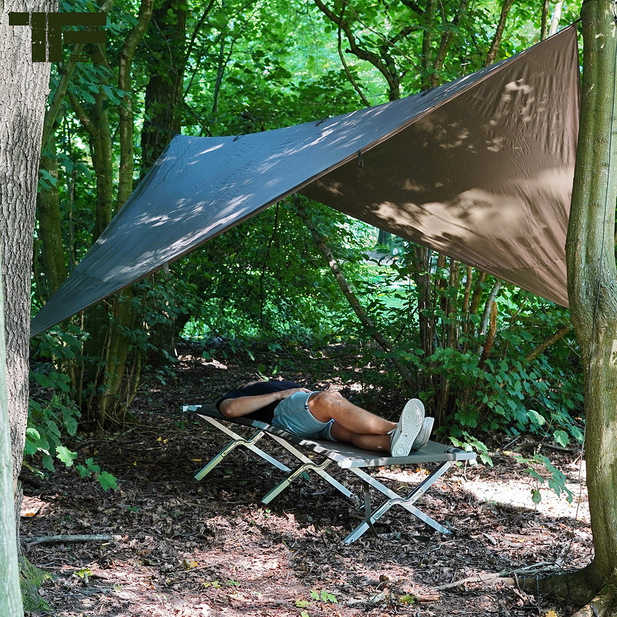 Bâche polyester avec sangle 3 x 3 m – Image 9