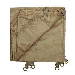 Bâche polyester avec sangle 3 x 3 m - marron