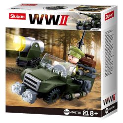 Véhicule militaire WW2 4 en 1 - Jeu de briques