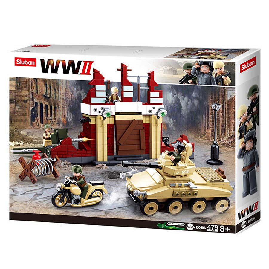 Battaille de Stalingrad WW2 - Jeu de briques
