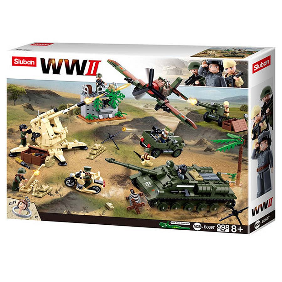 Batterie aérienne WW2 - Jeu de briques