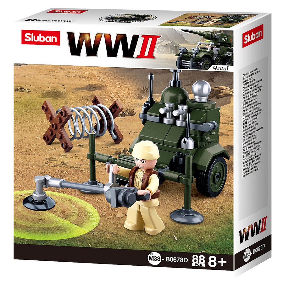 Dragueur de mines allié WWII - Jeux de briques