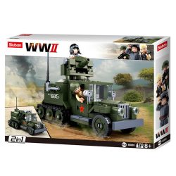 Camion semi-chenillé 2 en 1 - Jeu de briques