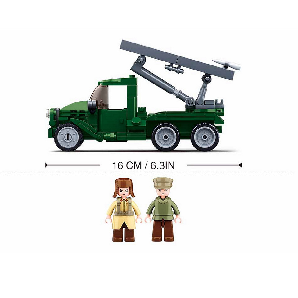Camion lance-missiles russe Bataille de Budapest - Jeu de briques