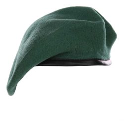 Beret militaire laine - vert-commando