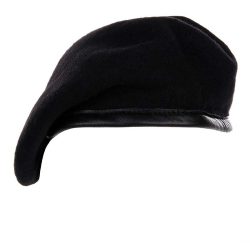 Beret militaire laine - noir