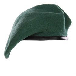 Beret militaire laine - vert-commando