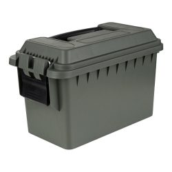 Boîte à munitions plastique – calibre 50mm - kaki