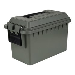 Boîte à munitions plastique – calibre 50mm - kaki
