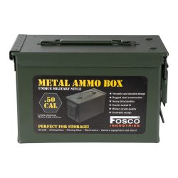 Boîte à munitions acier – calibre 50mm