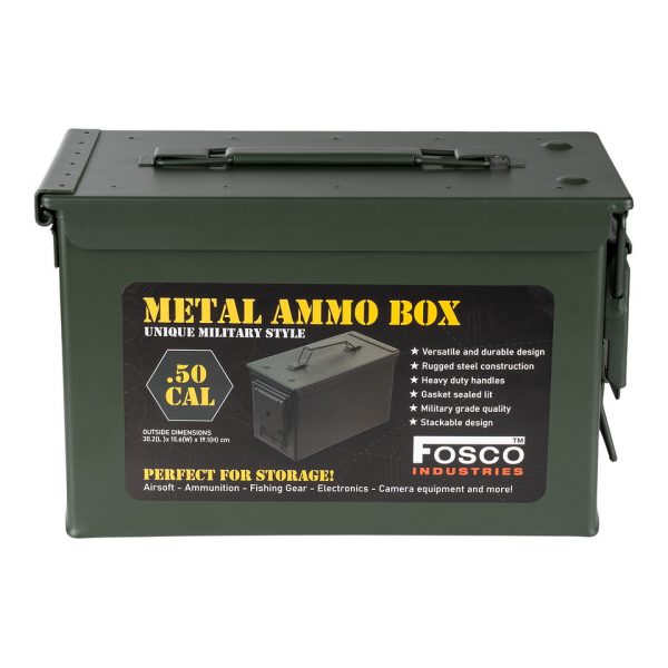 Boîte à munitions acier – calibre 50mm