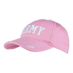 Casquette baseball rose "Army"