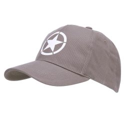 Casquette Baseball Allied Star WWII - gris