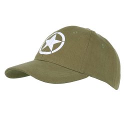 Casquette Baseball Allied Star WWII - vert