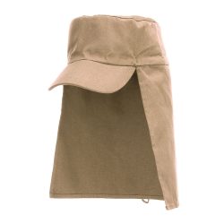 Casquette armée avec protection de nuque - sable