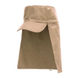 Casquette armée avec protection de nuque - sable