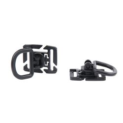 Lot de 2 anneaux D – Système Molle - noir