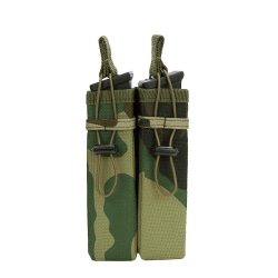 Pochette 2 chargeurs système Molle  #C - camouflage-woodland