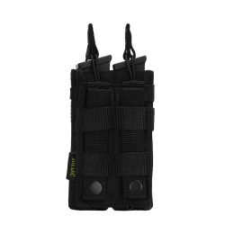Pochette 2 chargeurs système Molle  #C - noir
