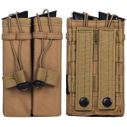 Pochette 2 chargeurs système Molle  #C - sable