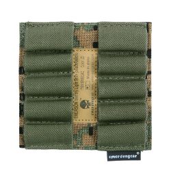 Pochette militaire velcro uni – pour 5 batons lumineux - camouflage-digital