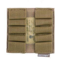 Pochette militaire velcro uni – pour 5 batons lumineux - coyote
