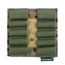 Pochette militaire velcro uni – pour 5 batons lumineux - camouflage-digital