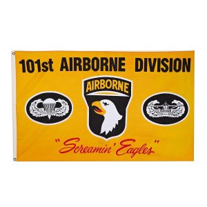 Drapeau Airborne 101e div. jaune